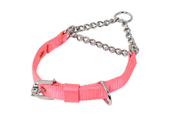 Kennel Soft Nylon Chain Martingale Collar No(1")